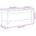 Miniatyrbilde 9 av 9: vidaXL Hageplantekasse 82,5x40x39 cm heltre furu