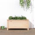 Miniatyrbilde 1 av 9: vidaXL Hageplantekasse 82,5x40x39 cm heltre furu