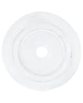 Miniatyrbillede 6 af 7: Plantekrukke Hvid Fiber Ler ø 35 cm Rund Havekrukke Design Stor Indendørs Krukke Frostsikker til Haven Udendørs