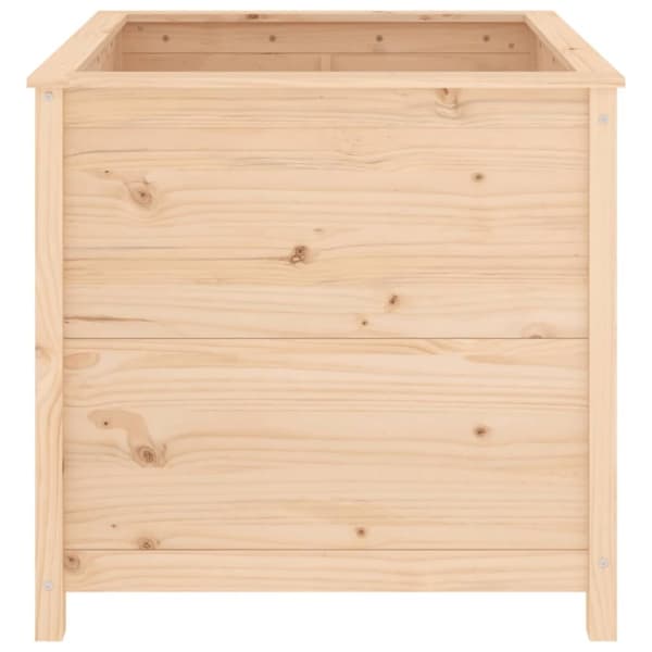 vidaXL Odlingslåda 82,5x82,5x78 cm massiv furu