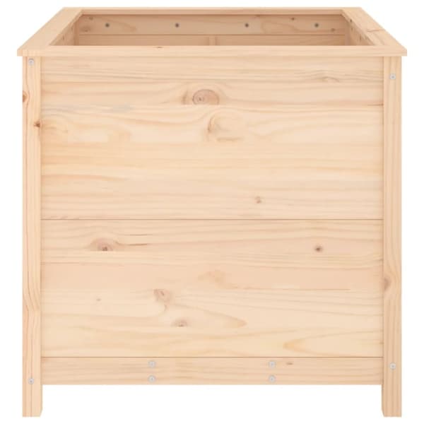 vidaXL Odlingslåda 82,5x82,5x78 cm massiv furu