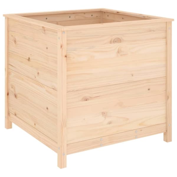 vidaXL Odlingslåda 82,5x82,5x78 cm massiv furu