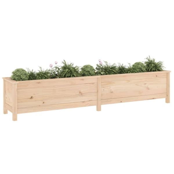 vidaXL Høybed for hage 199,5x40x39 cm heltre furu