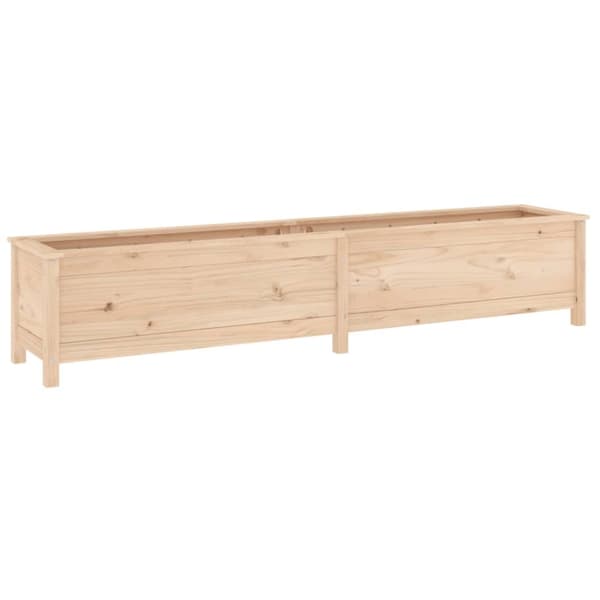 vidaXL Høybed for hage 199,5x40x39 cm heltre furu