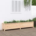 Miniatyrbilde 1 av 9: vidaXL Høybed for hage 199,5x40x39 cm heltre furu