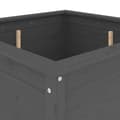 Miniatyrbilde 7 av 9: vidaXL Hageplantekasse grå 82,5x82,5x78 cm heltre furu