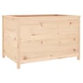 Pikkukuva 1 / 9: vidaXL Korotettu kukkalaatikko 119,5x82,5x78 cm täysi mänty