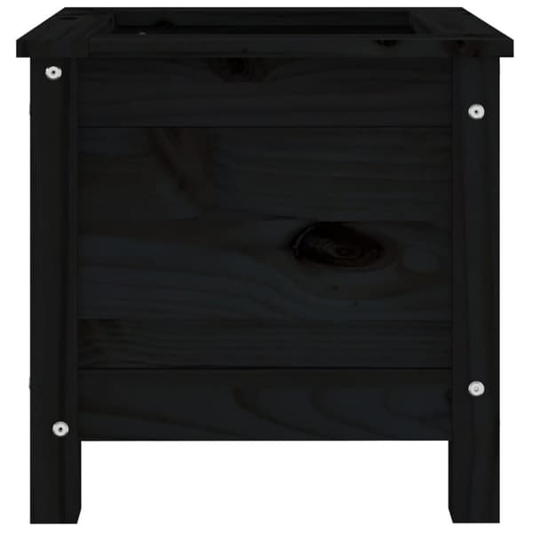 vidaXL Hageplantekasse svart 40x40x39 cm heltre furu