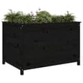 Miniatyrbilde 3 av 9: vidaXL Høybed svart 119,5x82,5x78 cm heltre gran