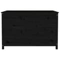 Miniatyrbilde 5 av 9: vidaXL Høybed svart 119,5x82,5x78 cm heltre gran