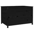 Miniatyrbilde 6 av 9: vidaXL Høybed svart 119,5x82,5x78 cm heltre gran
