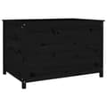 Miniatyrbilde 1 av 9: vidaXL Høybed svart 119,5x82,5x78 cm heltre gran
