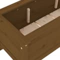 Miniatyrbillede 7 af 9: vidaXL højbed 199,5x40x39 cm massivt fyrretræ gyldenbrun
