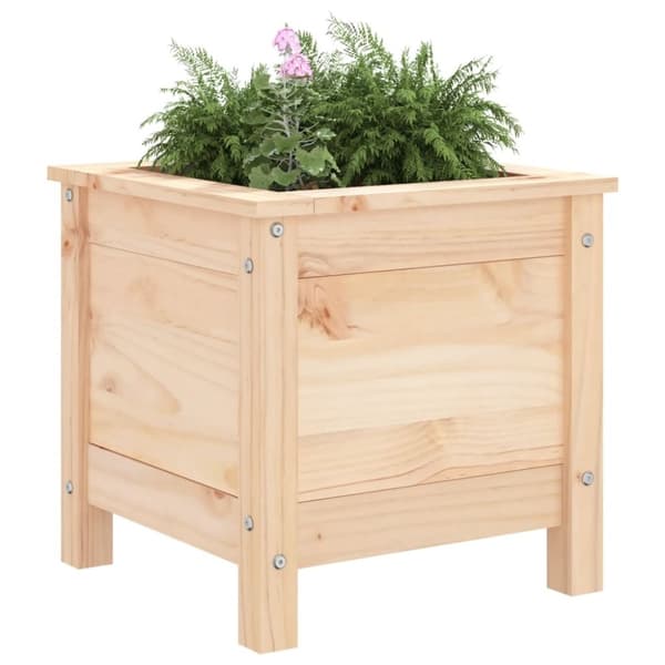 vidaXL Hageplantekasse 40x40x39 cm heltre furu