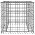 Miniatyrbillede 4 af 7: vidaXL gabionkurv 70x70x65 cm galvaniseret jern sølvfarvet