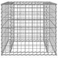 Miniatyrbillede 5 af 7: vidaXL gabionkurv 70x70x65 cm galvaniseret jern sølvfarvet