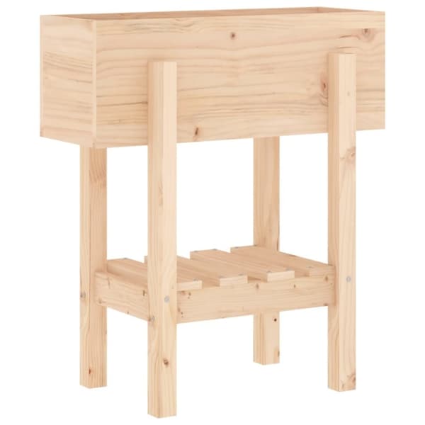 vidaXL plantekasse 62x30x69 cm massivt fyrretræ