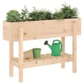 Miniatyrbilde 3 av 9: vidaXL Høybed for hage 101x30x69 cm heltre furu