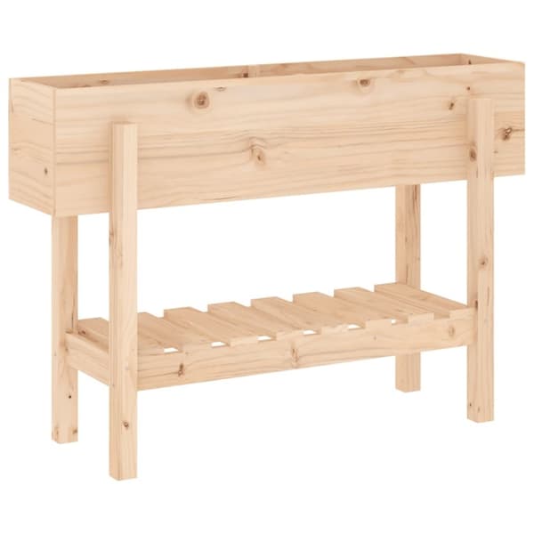 vidaXL Høybed for hage 101x30x69 cm heltre furu