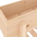 Miniatyrbilde 7 av 9: vidaXL Høybed for hage 101x30x69 cm heltre furu