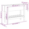 Miniatyrbilde 9 av 9: vidaXL Høybed for hage 101x30x69 cm heltre furu