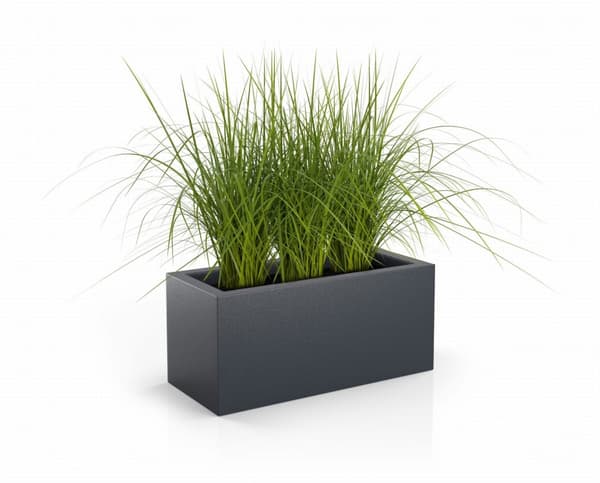 Plantekasse LONG - til indendørs og udendørs brug - 90x40x40cm - antracit