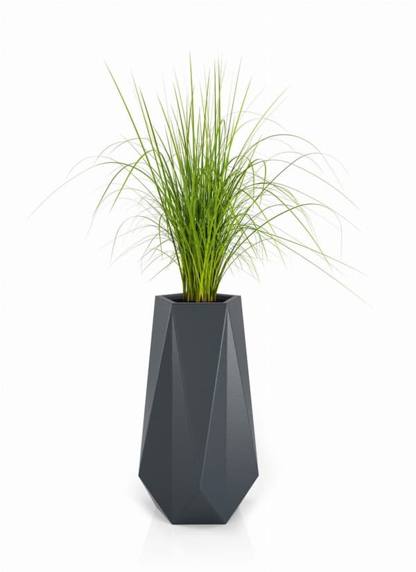 Blomsterpotte SIENA - 41x23x75cm - antracit