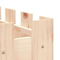 Miniatyrbild 7 av 9: vidaXL Odlingslåda med staket-design 100x50x50 cm massiv furu