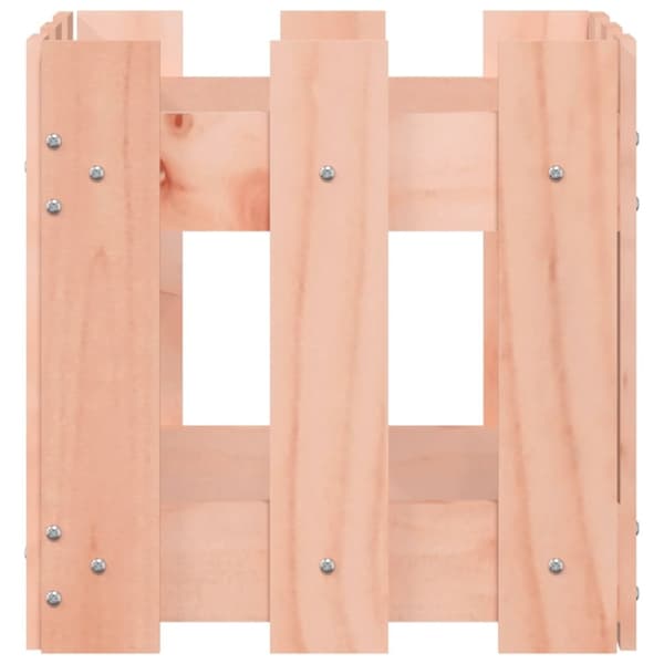 vidaXL plantekasse med stakitdesign 30x30x30 cm massiv douglasfyr