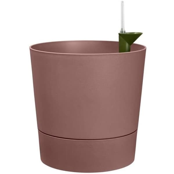 Greensense Aqua Care Greenensense Flower Pot - Plast Tank - Med hjul - √ò30 - Brown Clay