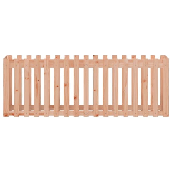 vidaXL Høybed med gjerdedesign 200x50x70 cm heltre douglasgran