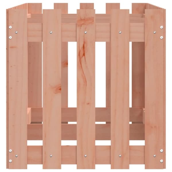 vidaXL Høybed med gjerdedesign 150x50x50 cm heltre douglasgran