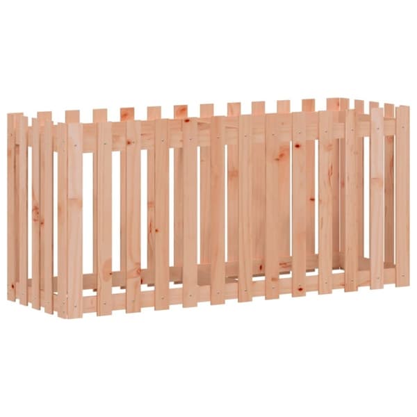 vidaXL Høybed med gjerdedesign 150x50x70 cm heltre douglasgran