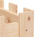 Miniatyrbilde 7 av 9: vidaXL Høybed med gjerdedesign 200x30x30 cm heltre furu