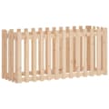 Miniatyrbilde 1 av 9: vidaXL Høybed med gjerdedesign 150x50x70 cm heltre furu