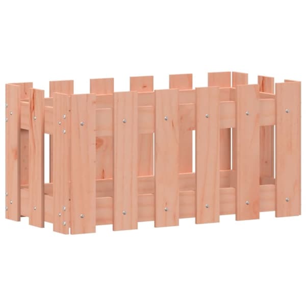 vidaXL plantekasse med stakitdesign 60x30x30 cm massivt douglasgran
