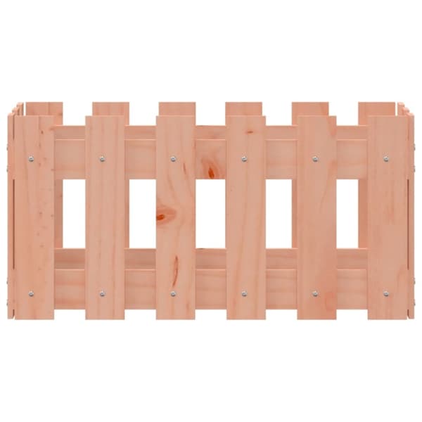 vidaXL plantekasse med stakitdesign 60x30x30 cm massivt douglasgran