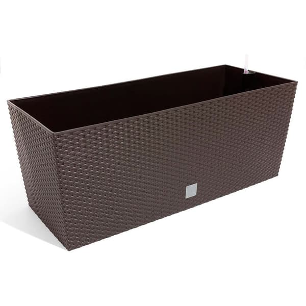 Prosperplast Rektangulær Haveplantekasse Terra Rato 72l 80x33x32 Cm Brun