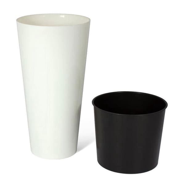Prosperplast Blomkruka 64l Tubus Slim Collection 40x40x76.2 Cm Za4096 Durchsichtig