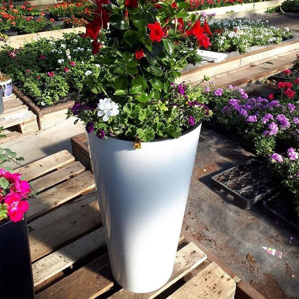 Prosperplast Blomkruka 64l Tubus Slim Collection 40x40x76.2 Cm Za4096 Durchsichtig