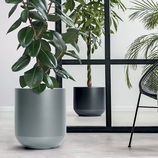 Prosperplast Blomkruka 46l Heos Collection 39x39x44 Cm Silver