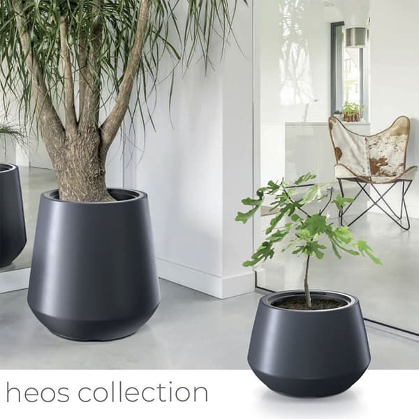 Prosperplast Blomkruka 46l Heos Collection 39x39x44 Cm Silver
