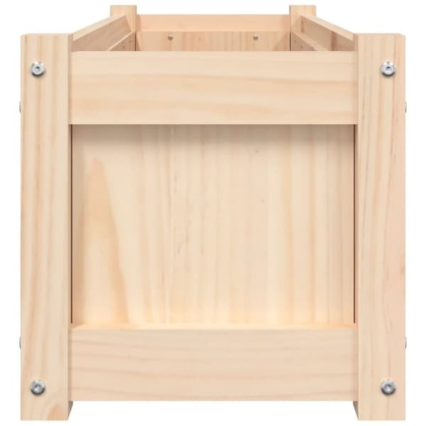vidaXL Odlingslåda 90x31x31 cm massiv furu