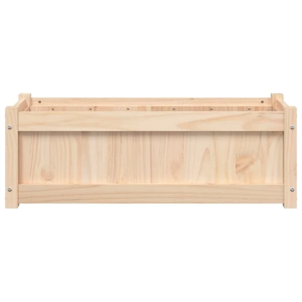 vidaXL plantekasse 90x31x31 cm massivt fyrretræ