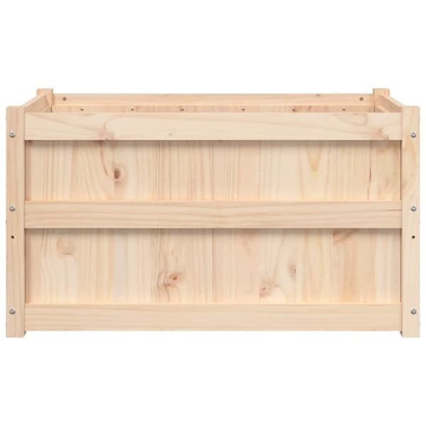 vidaXL Hageplantekasse 90x50x50 cm heltre furu