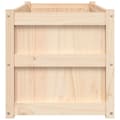 Miniatyrbilde 5 av 11: vidaXL Hageplantekasse 90x50x50 cm heltre furu