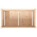 Miniatyrbilde 7 av 11: vidaXL Hageplantekasse 90x50x50 cm heltre furu