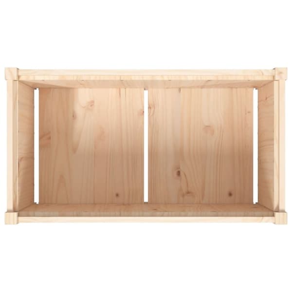 vidaXL Hageplantekasse 90x50x50 cm heltre furu