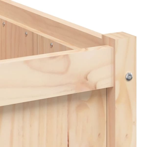 vidaXL Hageplantekasse 90x50x50 cm heltre furu