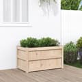 Miniatyrbilde 11 av 11: vidaXL Hageplantekasse 90x50x50 cm heltre furu